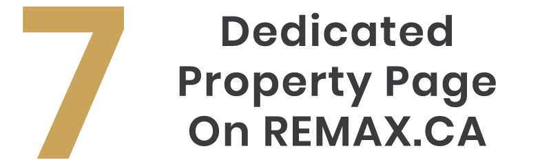 Selling Step 7 - Dedicated Property Page on Remax.ca